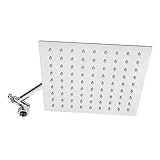 OSALADI 1 Satz Kopfbrause Badezimmerzubehör Decke Duschköpfe Mit Regeneinstellung Regenschauer Regenfall Duschkopf Hochdruck-duschkopf Einstellbar Universal- System Silver Rostfreier Stahl
