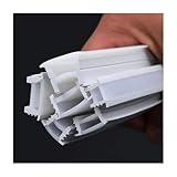 YINLUCK LED-Neon-Lichtschlauch, Silikagel-Abdeckrohr, Vertiefter Kanal For WS2811 WS2812B-Streifen, 1–10M Optional, Flexibel Biegbar For Individuelle Formen(F1510 White,2meters)