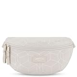 LARKSON Bauchtasche Damen & Herren Beige - Finn - Hüfttasche für Sport Outdoor Stadt - Gürteltasche Stylisch für Festival - Crossbody Bag mit Gurt - Wasserabweisend