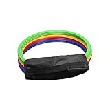 Aymzbd 12 Teiliges Agility Ringe Set, Vielseitig Einsetzbar für Sportarten Wie Wurfspiele, Fußball Und Gymnastik, 30cm