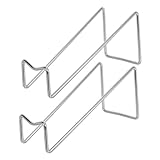 COLLBATH 2 Stück Edelstahl Weinregal Freistehend Geometrisches Design Platzsparend Moderner Flaschenhalter für Zuhause Bar Hotel Stilvolles Weinflaschen Display