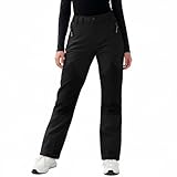 Winter-Skihose für Kinder – Schneehose für Jungen und Mädchen, mit Fleece gefüttert, mit Reißverschlusstaschen, wasserdichte Sport-Skihose für Snowboard und kalte Outdoor-Sportbekleidung, 4–13 Jahre