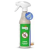 Envira Floh Abwehrspray 500 ml - Flohspray mit Fernhaltewirkung gegen Flöhe, Katzenfloh, Hundefloh in der Wohnung - Flöhe bekämpfen - Effektives Flohmittel & Flohschutz (PT19)