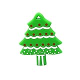 Weihnachtsbaum-Baby-Beißring aus Silikon, Kauspielzeug für Kleinkinder, zur Erleichterung des Zahnens, niedliches Kauspielzeug für den täglichen Gebrauch von Babys und Kleinkindern