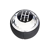 Schalthebel für Auto 5/6 Geschwindigkeit MT Auto Schaltknauf for Mi-NI R50 One D R52 R53 for C-oo-p-er S 3 Türen 2001-2008 Leder Schalthebel Hand Kugelschreiber (Color : 5-Speed Black)