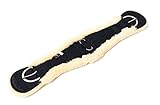 Engel Reitsport Lammfell Sattelgurt Western Kurzgurt Konturgurt WGURT-70-SCH-MED schwarz/med. 28' 70cm