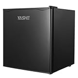 YASHE 52L-Minikühlschrank mit Gefrierfach, kompakter Kühlschrank, einstellbarer Thermostat, großes Fassungsvermögen, umkehrbarer Türanschlag, Kühlschrank für Schlafzimmer, Büros, Schlafsäle