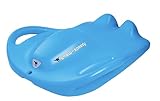 BIG - Schlitten Snow Speedy (hellblau) – Schnee-Bob aus Kunststoff mit Sitzkuhle und Haltegriffen, Outdoor-Winterspielzeug für Kinder ab 5 Jahren und Erwachsene
