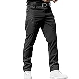 Cargohose Herren Leichte Outdoorhose mit Taschen Männer Arbeitshosen Chino Taktische Ranger Hose für Jagd Wandern Workwear