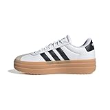 adidas Damen VL Court Bold Shoes Schuhe, FTWR White/core Black/Wonder beige