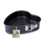 Zenker Herzspringform Perfect Black – 27 x 25 x 7 cm Hochwertige Backform in Herzform für Valentinstag und Muttertag, Antihaftbeschichtet +230 °C Made in Germany, Schwarzes