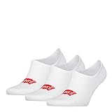Levi's Unisex Footie Socks, White, 39/42