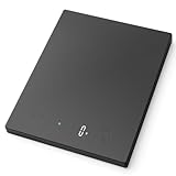 Homebuds 10kg Küchenwaage Digital in Hohe Präzision 1g, Unsere eigene Waage Küchenwaage Professionelle Fabrik SINCE 2001, Feinwaage zum Kochen und Backen, LED, 3*AAA Enthalten, Schwarz