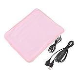 QANYEGN Elektrische Heizkissen, tragbares USB-Heizkissen, Heizdecke für Rücken, Schulter, Nacken und Arme (Rosa)