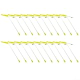 Angelausrüstungszubehör, 20 Stück Anti-Leuchtschlauch-Balance-Verbindungsstücke für verbesserte weiche Köder-Kompatibilität