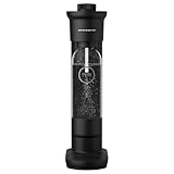 GROHE Blue Fizz, Wassersprudler Starter Set (3 einstellbare Sprudel-Stufen, ohne CO2 Flasche, 1x 0,85l Wasserflasche + Reinigungspulver), schwarz, 31943K00