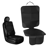 Kindersitzunterlage,Wasserdicht Autositzschoner, Rutschfest, Dick Gepolstert mit Netztaschen, Rücksitzschutz Sitzschoner auto kindersitz für Babyschale, Kindersitz & Haustiere, für ISOfix Geeigne