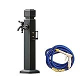 RTTZBOZ Vertikale Wassersäule Garten aus Aluminiumlegierung mit Wasserzapfstelle und Spritzpistole Standbrunnen(60cm/24in)