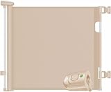 KIDIZ® Treppenschutzgitter Türschutzgitter ausziehbar 0-180CM | kindersicheres Treppengitter für Babys & Haustiere | Schutzgitter für Treppen & Türen Absperrgitter inkl. Bodenanker & Montagezubehör