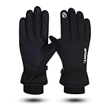 ZOCONE Winterhandschuhe Damen Wasserdicht Handschuhe Herren Fahrrad Warm Winter Touchscreen Handschuhe Schwarz Warme Ski Handschuhe Frauen Thermohandschuhe Winddicht Gloves Sport Snowboard Motorrad
