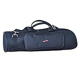 Leichte Oxford Tuch Trompete Gig Tasche Fall Wasser- Zipper Padded Einstellbare Schulter, Schwarz