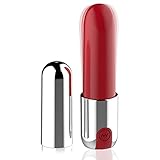 BDSMYEE Mini-Vibrator Vibrationseier für G-Punkt Klitoris Stimulator, Bullet Vibratoren mit Zehn Band Vibrator, Sexspielzeug für schwule, Paare, Frauen Reisen (rot)