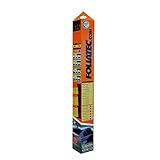 Foliatec Scheibentönungsfolie, Tönungsfolie für Autoscheiben, MIDNIGHT Reflex Superdark, 76 x 300 cm, mit ABG, 95% Verdunkelung