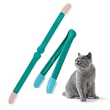 BESTonZON 2Stücke Katzenpflegekamm für Kätzchen Geschmeidiger Pinsel zur Reinigung Fell Leichter für Kurzhaarige Haustiere Pflegewerkzeug
