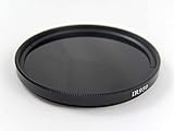 vhbw Universal Infrarot Filter 950nm für kompatibel mit Kamera Objektiven mit 46mm Filtergewinde - Zirkularer IR-Filter, Schwarz