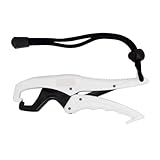 JNJOOD Kunststoffclip für Fische, Fisch-Controller, Fischheber, Angelausrüstung mit rutschfestem Seil, 25 cm