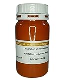 Terracotta Farbe Acryl-Silikon Betonfarbe 100ml für innen und außen Testprobe