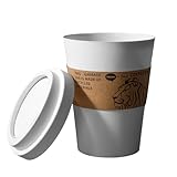 Liqzirtu Mülleimer | Mini-Kaffeetasse mit Deckel – große Kapazität, leise und für drinnen und draußen – Küche, Badezimmer, Büro, Schlafsaal, Terrasse