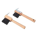 Hufkratzer | Pferde-Picker-Bürsten für die Fellpflege, Reinigungszubehör für Sattel, Zaumzeug, Schlamm, Schmutz, Schlamm, Schmutz