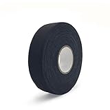 Hockey Griffband,25 Meter Schlägertape Eishockey Rutschfestes Hockeygriffband Selbstklebende Eishockeybänder Griptape für Tennis Squashschläger Badminton Angelrute Schwarz