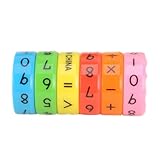 Mathematisches Lernspielzeug, mathematische Manipulationsspiele | Spielzeug mit Zylinderzahlen | Gehirnentwicklungsspielzeug, Früherziehungswürfel, gedrehtes Lernspielzeug für