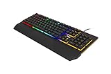 AOC GK200 Gaming Tastatur - PC Keyboard mit deutschem Layout, 25-Anti-Ghosting Tasten, 25-N-Key-Rollover und 1,8 m langem Kabel