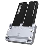Juqoyue M.2 NVME SSD-Gehäuse mit Laufwerkschächten für M2 Nvme 2230 2242 2260 2280 Typ-C USB 3.2 Gen2 20 Gbps Externes Hartschalengehäuse
