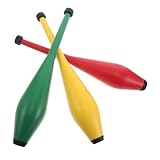 Milisten 3 Teiliges Jonglierwerkzeug Jonglierspielzeug Jonglierzubehör Clown Jonglierstab Jonglierkeulen Jonglierstäbe Für Akrobatische Performance Requisite Jonglierstab Aus