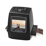 Digitaler Mini-Scanner für Filme und Dias, konvertiert Negative und Dias aus 35 mm, 126, 110, Super 8 und 8 mm Filmen in 22-Megapixel-JPEG-Bilder, 2,4-Zoll-LCD-Bildschirm