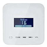 Jrpzcv 1 Stück Smart Home in der Wand-Lautstärkeregelung mit 20 W X 2-Kanal-Verstärker, Wasserdicht, Audio (Weiß)