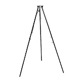 Massives 180 cm Stahl Dreibein ohne Grillrost + Kettenzug 'Benny' Tripod für Gulaschkessel Schwenkgrill Gulaschtopf Geschenk Geburtstag