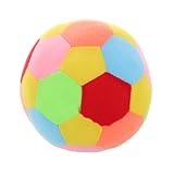 COSMEVIVI Montessori Ball Aus Weichem Stoff Für Babys Bunter Plüschball Mit Sensorischer Entwicklung Für Säuglinge Und Kleinkinder Greif Und Motorik 13 cm
