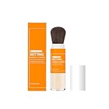 Antitranspirant Translucent Mineral Powder, Langzeit Schweiß & Öl-Kontrolle, Gesichts Fixierpuder, Mattierend, Fixiert Make-Up Saugt Schweiß Für Gesicht, Stirn & Kopfhaut (1pc, 8g)