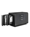 TERRAMASTER D5 Hybrid HDD NVMe Gehäuse - USB 3.2 Gen 2 10Gbps Typ C 5Bay USB Storage Unterstützt RAID 0/1/Single/JBOD Exklusives 2+3 RAID Hybrid Disk Array (ohne Festplatte)