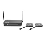 Stream 4K Pro KIT (2TX/1RX) - Drahtloses Präsentationssystem mit 2 Sender (USB-C Dongle) und 1 Empfänger - HDMI-Präsentationssystem - 4K-Konferenzlösung - Touchback - USB-C Wireless