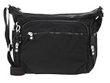 Kipling GABBIE Mittelgroße Umhängetasche, Black Noir (Schwarz)