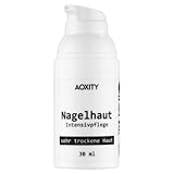 AOXITY Nagelhaut Intensivpflege - 30 ml - im hygienischen Vakuum-Pumpspender - 100% Naturkosmetik