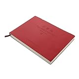 HAPINARY 1Stk Taschenbuch rechnungsbuch buchhaltung buch journaling book schule buch nookbook Buchhaltungsbuch Budget selbst universelles Handbuch praktische Buchführung Kunstleder rot