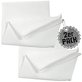 Qooltex Kissen inlett ohne Füllung 80x80 cm 2er Pack Set - 100% Baumwolle mit Reißverschluss - Leere Innenkissen Kissenbezug Kissenhülle Weiß - Viele Größen