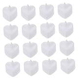 DIYEAH 24 Stück Herzförmiges LED-Kerzenlicht Kerzendekorationen elektrische Kerzen flackernde LED-Kerzen geführte Kerze Liebe romantische Kerzenlampe Partygeschenk Kerzenlampenschmuck pp